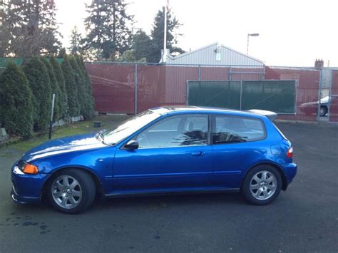 OR 1992 Honda Civic Si Hatchback B16 Electron Blue - Honda-Tech - Honda ...