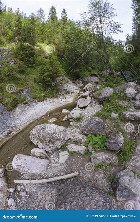 Mountain Ravine Stock Image Image Of Water Hiking Geology 53397427