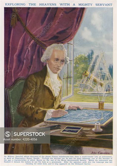 SIR FREDERICK WILLIAM HERSCHEL German-British astronomer, discoverer of ...