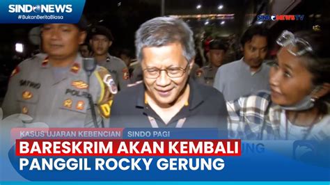 Tahap Penyidikan Bareskrim Akan Kembali Panggil Rocky Gerung YouTube