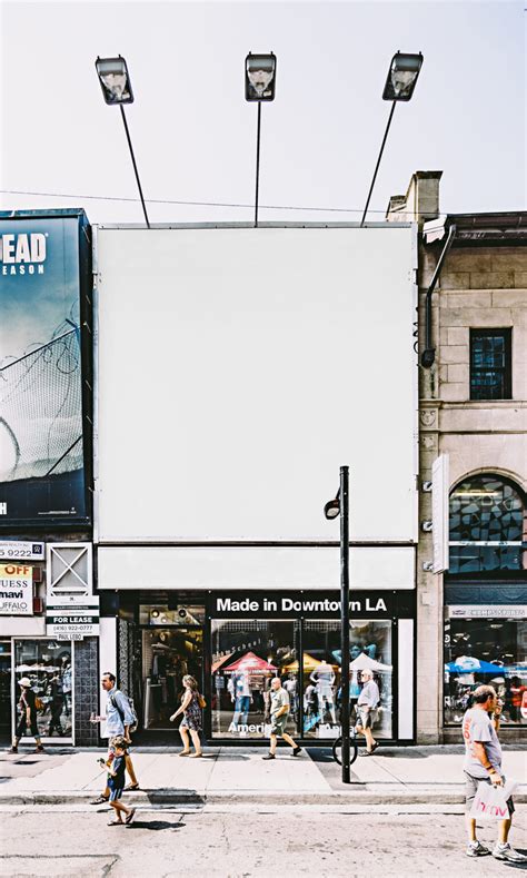 Free Square Billboard Mockup Mockupbee