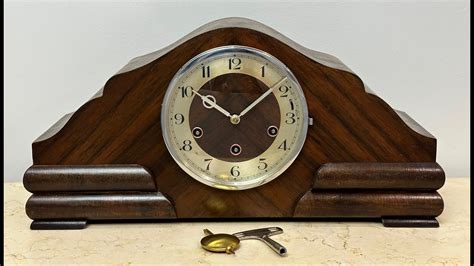 Vintage Foreign ODO Westminster Hammer Chime Mantel Clock Item 2563