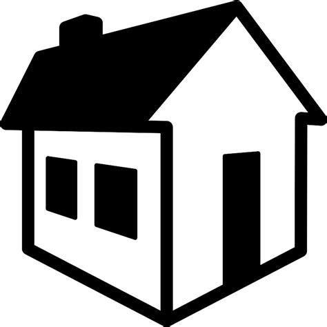 3D House Vector SVG Icon - SVG Repo Free SVG Icons