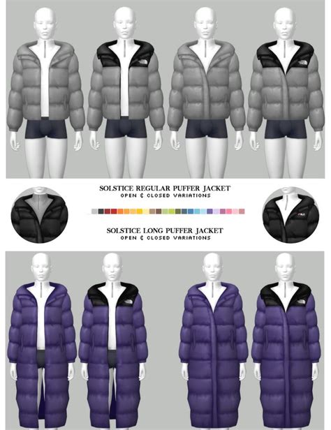 Solstice Jacket By Nucrests Nucrests Sims Cc Packs Sims Teen