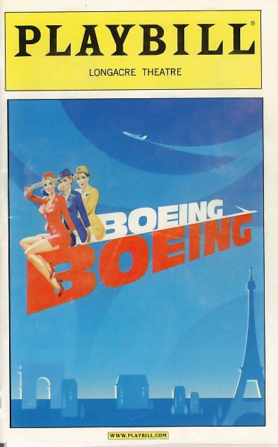 Boeing Boeing Apr 2008 Broadway Playbill Christine Baranski