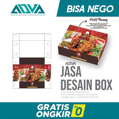 Detail Desain Box Makanan Cdr Koleksi Nomer