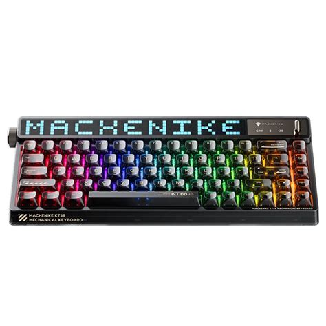 Teclado Mec Nico Fio E Sem Fio KT K Hot Swappable De Tr S Modos