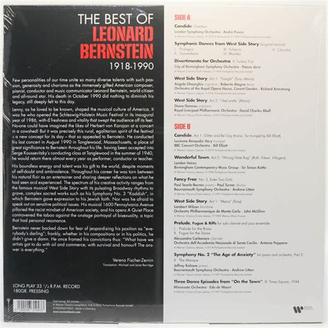 Lenny The Best Of Leonard Bernstein 3280 ₽ купить виниловую