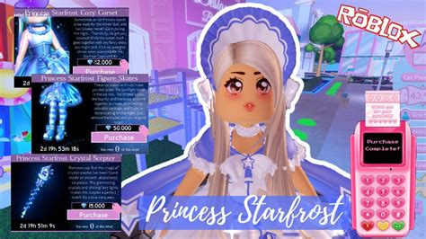 Royale High Outfit Princess Starfrost Set Ice Skates Youtube