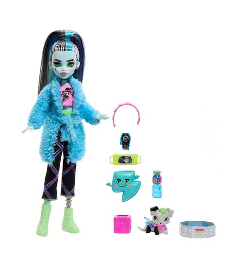 Mu Eca Fiesta De Pijamas Frankie Stein Hky Monster High Monster