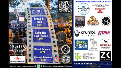 2023 Movies in the Parks at Wicker – Wicker Park Advisory Council