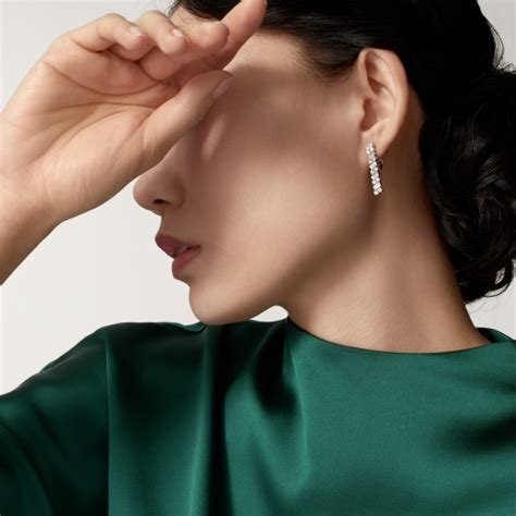 Crh8001142 Reflection De Cartier Earrings White Gold Diamonds