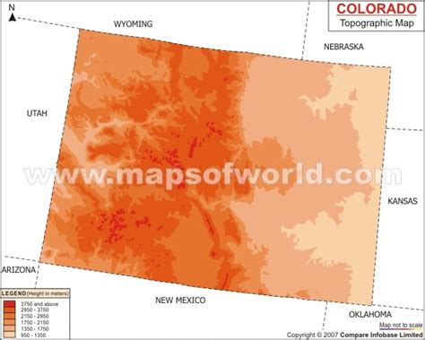 Topographic Map Colorado