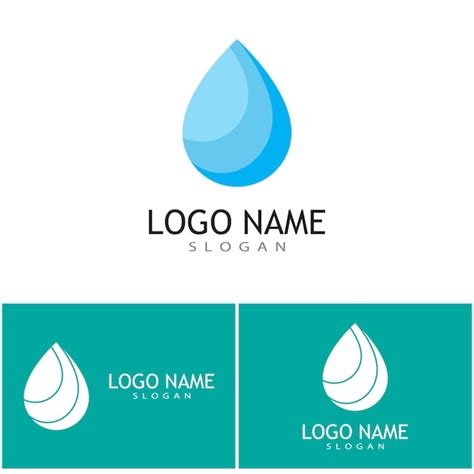 Premium Vector Water Drop Illustration Logo Vector Design