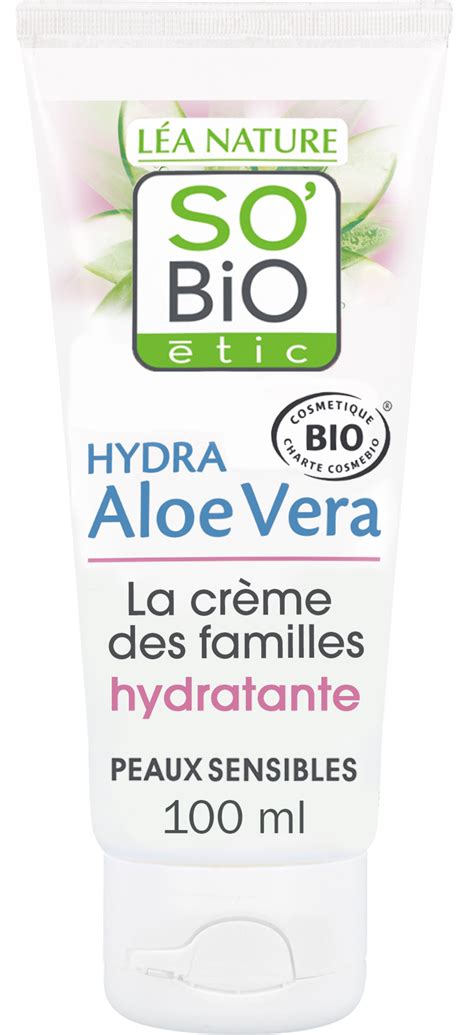 LÉA NATURE SO BiO étic Crème Hydratante des Familles HYDRA Aloe Vera