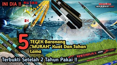 Rekomendasi Joran Tegek Murah Berkualitas Untuk Mancing Ikan Baronang