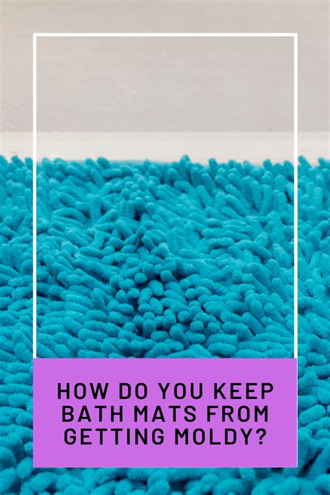 Prevent Bath Mat Mold With Regular Cleaning