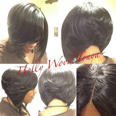 Invisible Part Sew In Soft Bob Hot Hair Styles Beautiful Black Hair