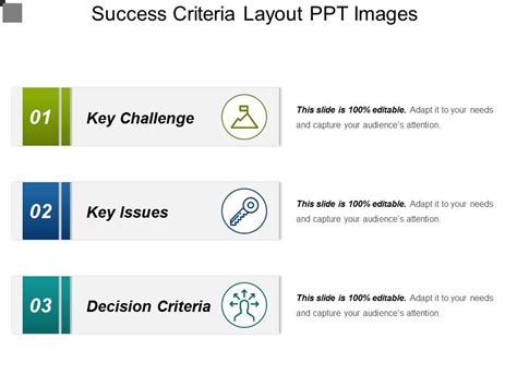 Success Criteria Layout Ppt Images Powerpoint Presentation Images