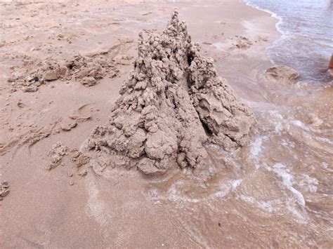 Premium Photo | Sand construction 