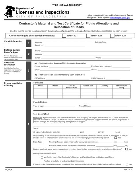 Form Tp008f Fill Out Sign Online And Download Fillable Pdf City Of Philadelphia