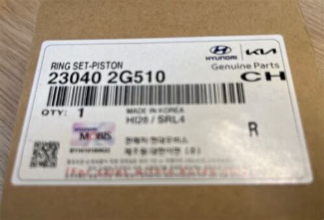 Oem G Engine Piston Ring Fedex Ems For Various Hyundai Kia