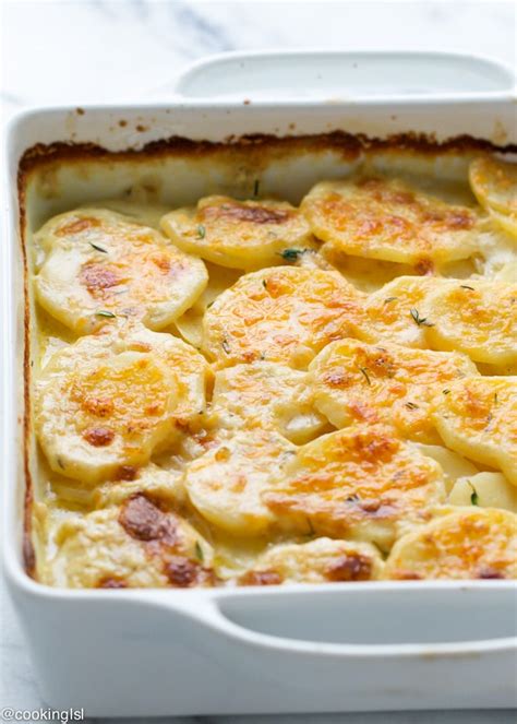 Scalloped Potatoes With Cheddar