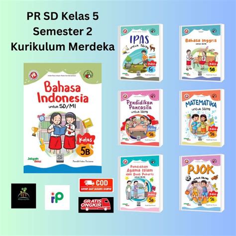 Jual Buku Pr Interaktif Sd Kelas 5 Semester 2 Kurikulum Merdeka Tahun 2024 Penerbit Intan