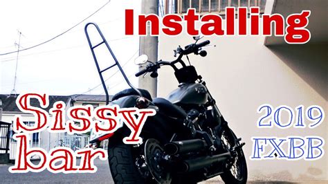 Edward Richie Standard Sissy Bar Raw Steel Install On My