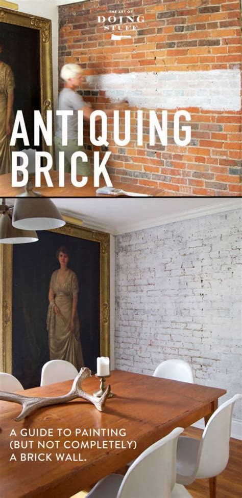 How To Paint An Interior Brick Wall The Art Of Doing Stuff