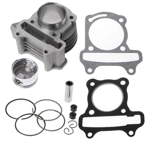 New 47mm Big Bore Kit Cylinder Piston Rings Fit For GY6 50cc To 80cc 4