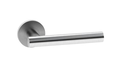 Straight Satin Stainless Steel Door Handle 3d Model By Frezzy