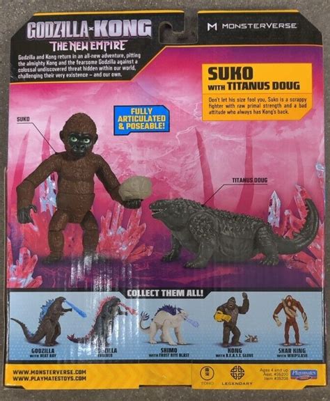 2024 Playmates Godzilla X Kong The New Empire SUKO WITH TITANUS DOUG