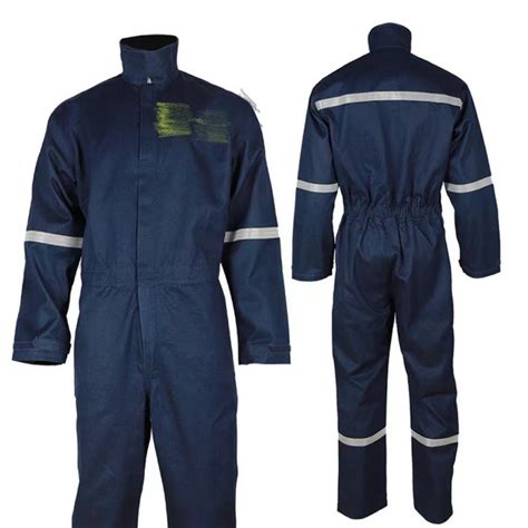 Cotton Blue Safety Coverall Working Coverall Workwear Construction