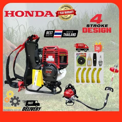 Honda Japan Gx35 4 Stroke Backpack Grass Cutter Brush Cutter Mesin