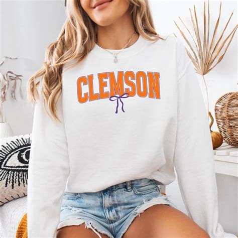 Clemson Sweatshirt Etsy