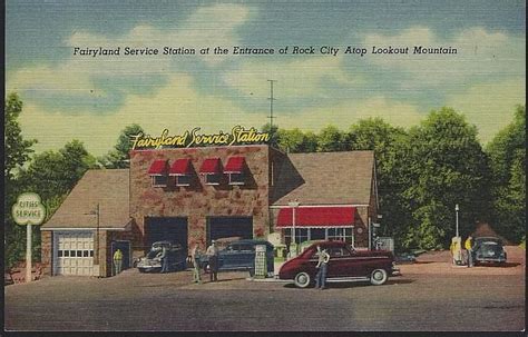 FAIRYLAND SERVICE STATION AT THE ENTRANCE OF ROCK CITY LOOKOUT