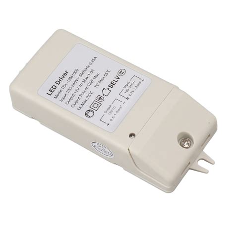 12w Dc 12v 1a Led Driver Led Constant Current Drive Power Supply For Led Strip Light Ac 100240v