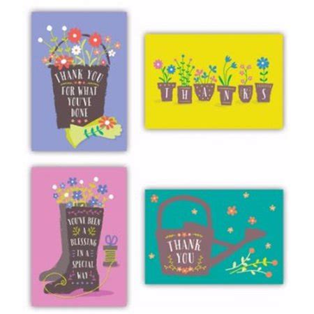 Dayspring Cards 77669 Card - Boxed - Thank You - Potted Plants, Box of 12 | Walmart Canada