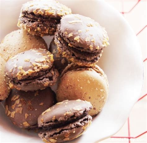 Recipe Crunchy Chocolate Macarons With Chocolate Ganache Party