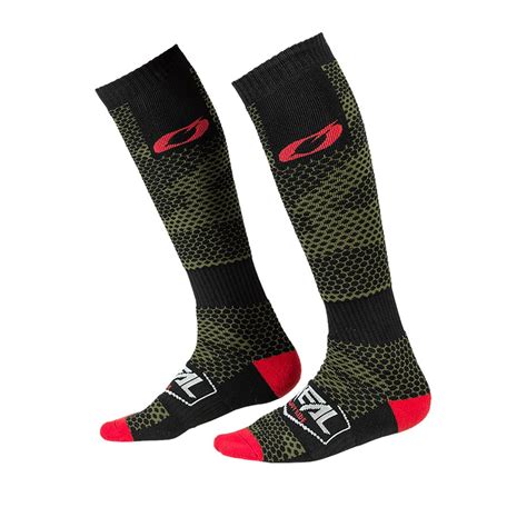 Oneal Socken Pro Mx Covert Schwarz Grün Maciag Offroad