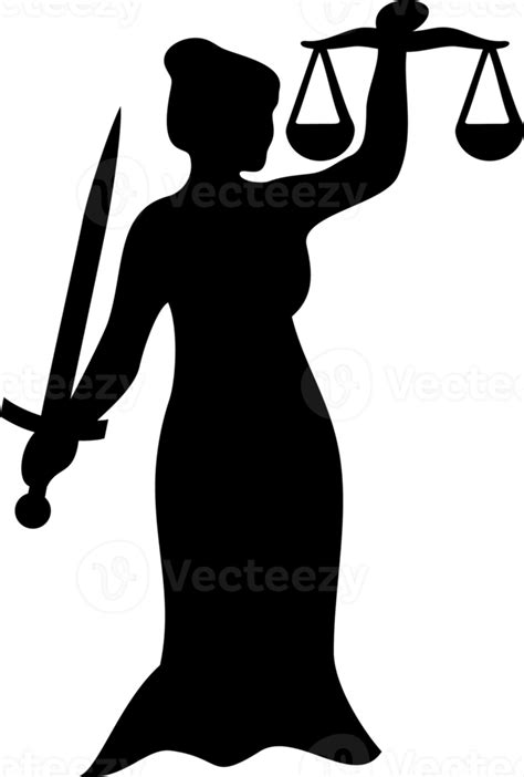 Blind Lady Justice Statue Png