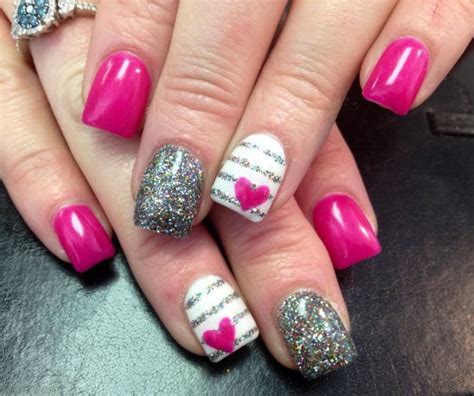 Valentines Nail Art Designs By Trudy Evolution Salon Spa In Green