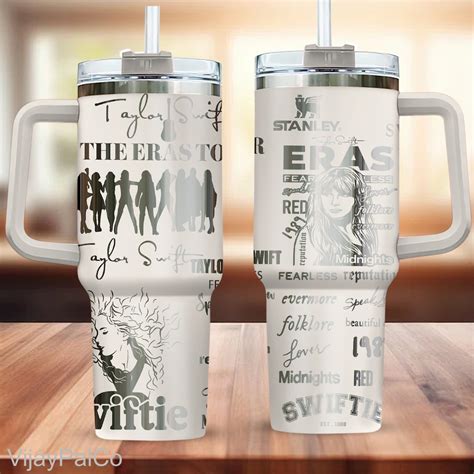 Taylor Swift The Eras Tour Stanley Engraved 40oz Tumbler Custom