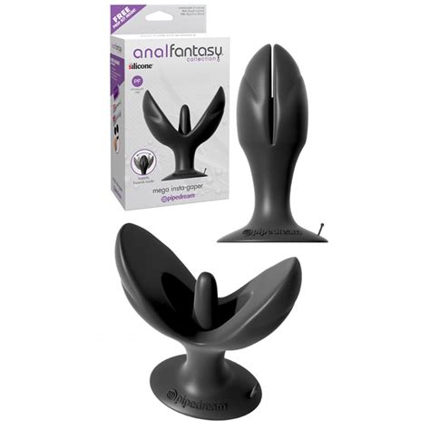 Plug Anale In Silicone Grande Fallo Nero Dilatatore Maxi Anal Butt