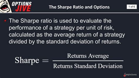 How To Use The Sharpe Ratio Luckbox Magazine