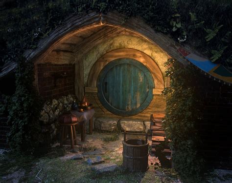 Hobbit Hole Rodrigo Miguel Hobbit Hole The Hobbit Artwork