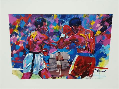 An Original Acrylic Painting Of Muhammand Ali By Winford Galmon