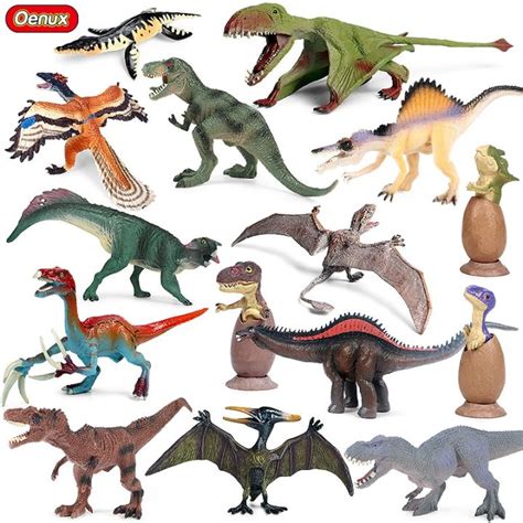 Oenux Jurassic Dinosaurio Toy Carnotaurus Pterosaur Tyrannosaurus