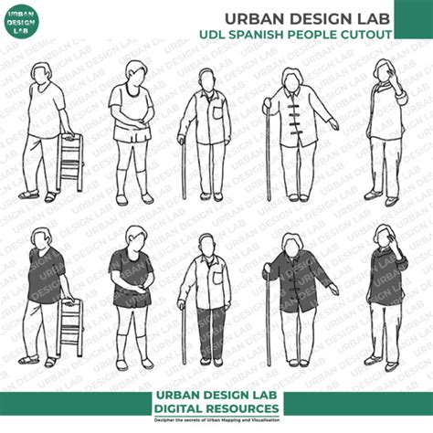 Spanish People Cutouts Urban Design Lab